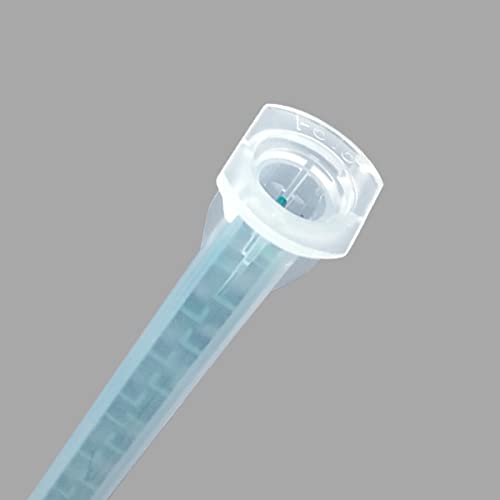 Weilan 21 Pcs 3.3 Inch Epoxy Mixing Nozzle Tip for Adhesive Gun Applicator Static Mixer Plastic Resin Mixing Tip