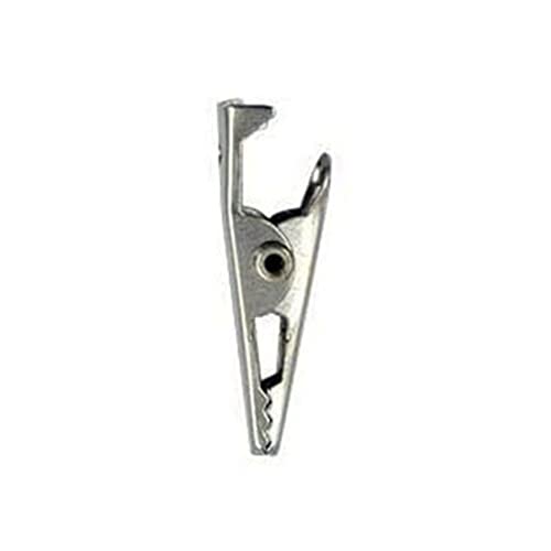 40Pcs Metal Alligator Clips1.06in/ 27mm, Crocodile Clamps Spring Clamps Test Line Crocodile Clips for Laboratory Electric Testing Work and Cable Lead Clip