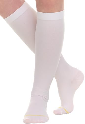 Made in USA - T.E.D. Anti Embolism Compression Socks for Women and Men 15-20mmHg