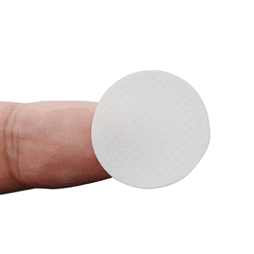 2 Pieces 64PCS 20mm Synthetic Filter Paper Stickers Filter Disc Mushroom Filter Disc Mushroom Applied Under Wide Mouth Jar Lid for Mushroom Cultivation