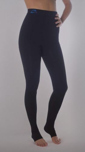 CzSalus Flat knit Lipedema, Lymphedema support slimming compression leggins (Kl1 18-21 mmHg)