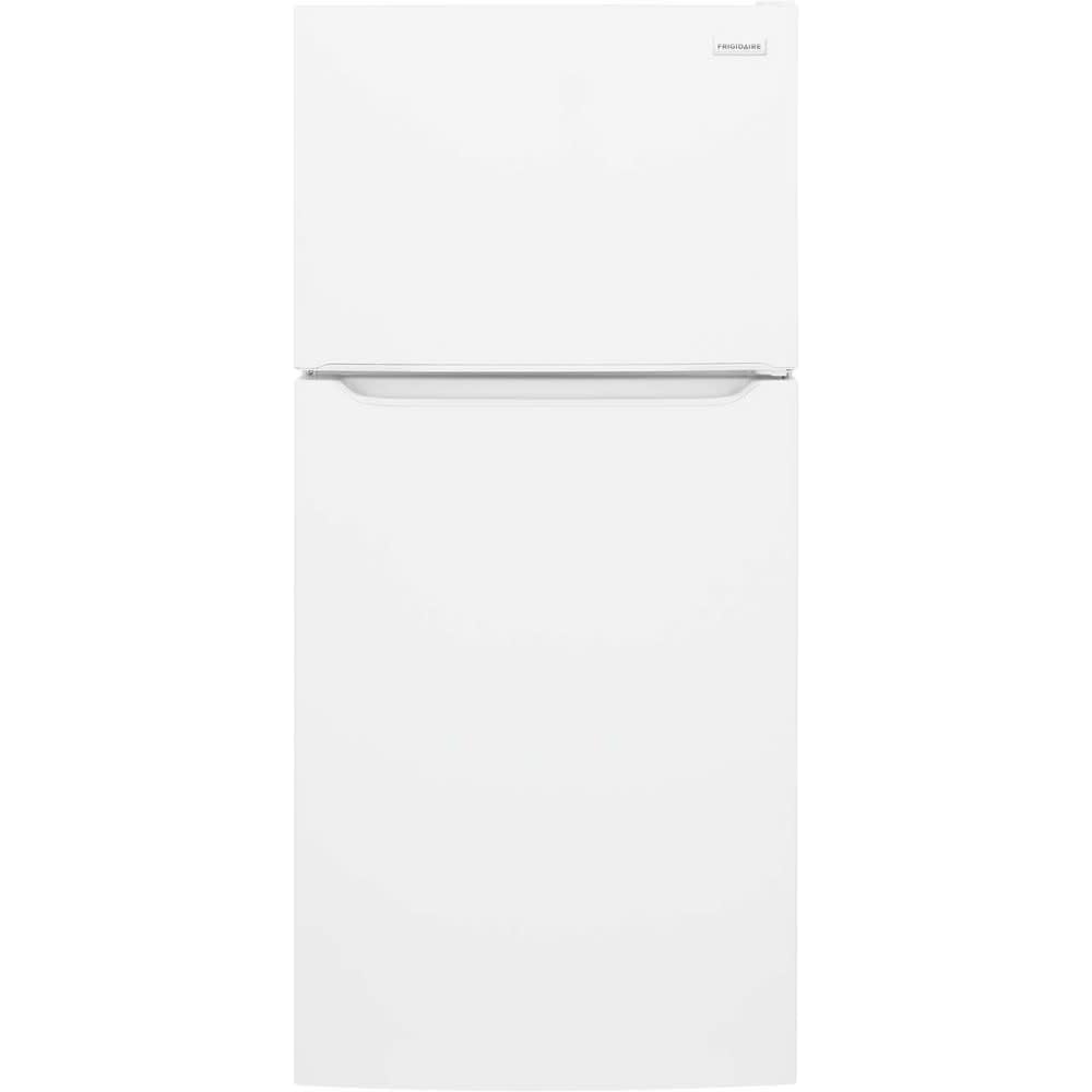 Frigidaire FFTR2045V 30 Inch Wide 20 Cu. Ft. Top Freezer Refrigerator with Crisper Bins and LED Lights - White