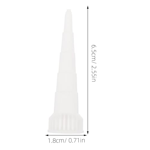 4pcs Snip Tip Applicator Tips Adhesive Tube Tips Cap Rubber Applicator Spray Nozzle Caulk Cap Replacement Caulking Finishing Tools for Household Painting Supplies