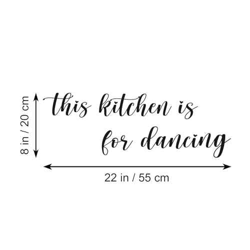This Kitchen is for Dancing Kitchen Wall Decal Vinyl Wall Art Decals Home Decals Kitchen Decor