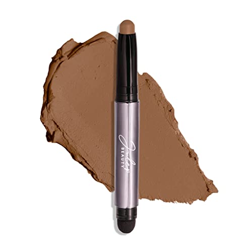 Julep Eyeshadow 101 Crème-to-Powder Waterproof Eyeshadow Stick â Smoky Tawny Matte â Long-Lasting, Crease-Proof, Muted Brown Matte Eyeshadow with Built-in Smudger
