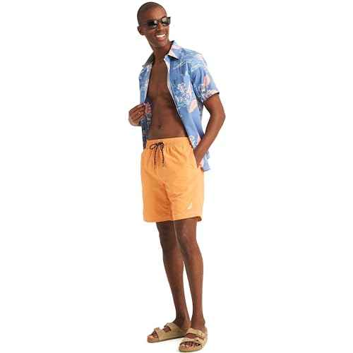 Nautica Men's Standard 8" Quick-Dry Swim Short