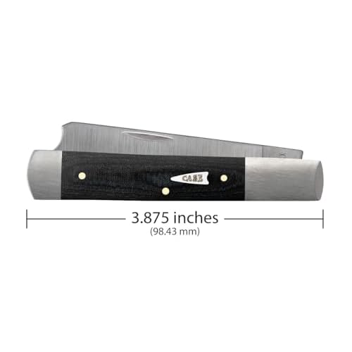 Case Cutlery CA27823: Black Micarta Vault (XXXX Ss)