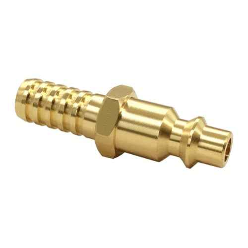 Joywayus 2PCS 3/8" Barb x 1/4" Coupling Industrial Air Hose Quick Connect Air Plug Fittings