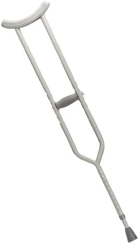 Drive Medical Bariatric Heavy Duty Crutches, Gray, Adult