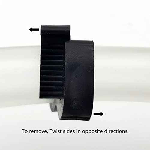 Double Gripping Nylon Hose Clamps, Snap Grip Nylon Plastic Hose Clamps (25.5-27.5mm (1inch), 20pack)