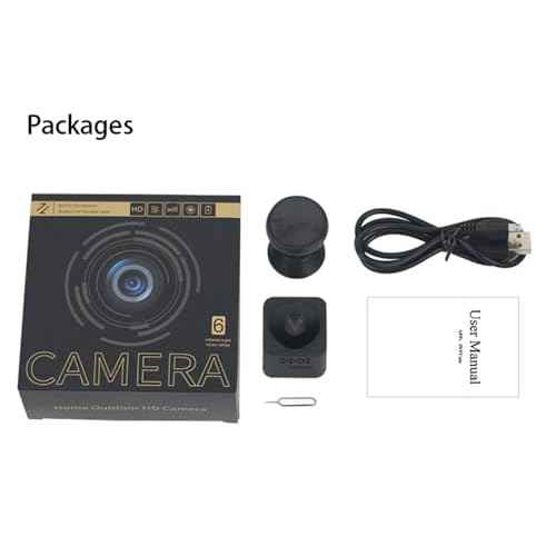 Hidden Camera Wireless,HD Mini spy Camera for Office& Home Security Small Hidden Micro Camera with Night Vision Compatible with iOS & Android