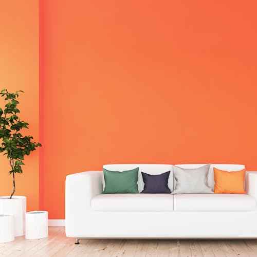 Orange Peel and Stick Wallpaper, 15.7 X 78.7 inches Renter Friendly Wallpaper, Vinyl PVC Removable Wall Paper, Self-Adhesive Wall Sticker Decoration for Counter Furniture Cabinet and Room