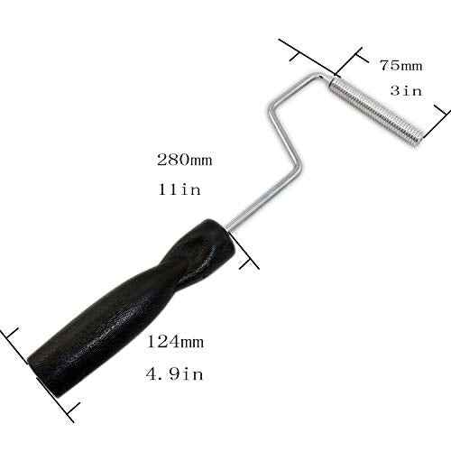 Bubble Paddle Tool 3Inch Aluminum Head Fibreglass Laminating Roller Tool for Tub Shower Bathtub Boat Repair