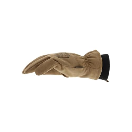 Mechanix Wear ColdWork Insulated Driver - Insulated Leather Gloves for Winter Work - Water-Resistant - Secure Fit - Touchscreen-Capable - Durable - Medium - Brown