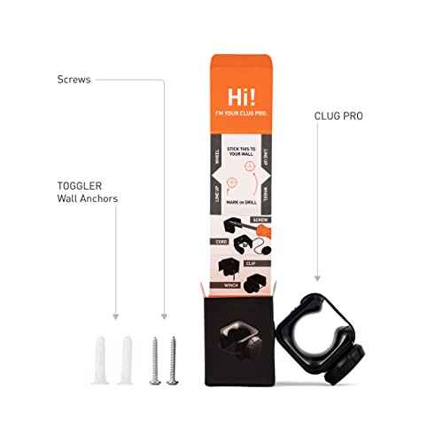 Hornit CLUG PRO | Wall Mounted Bike Rack | Secured by FIDLOCK | 5 Sizes | Easy to Install