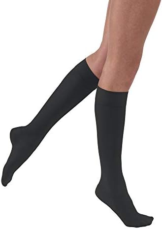 BSN Medical 119538 Jobst Ultra Sheer Compression Stocking, Knee High, 20-30 mmHG, Closed Toe, Small, Anthracite