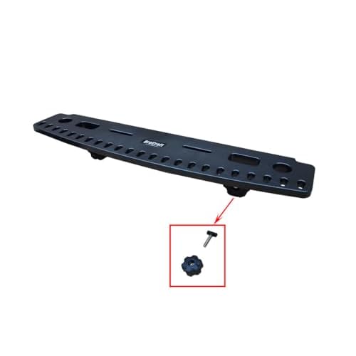Brocraft Knife and Plier Holder Rig Rack for 90 Degree Boat Track System ? Fishing Tackle Storage Holder for Knives, Pliers, and Lures