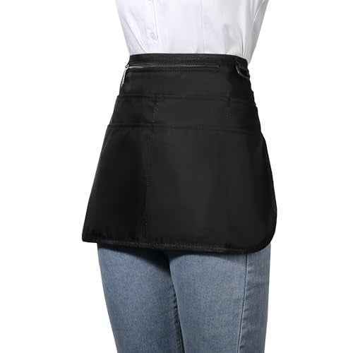 Cleaning Apron Caddy for Women with 6 Pockets, Professional Waterproof Cleaning Supplies for Housekeeping