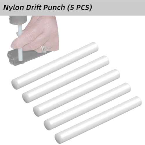 Punch Tool Kit - Nylon Drift Punch Rod, Hex Nut Driver, Pin Punch Disassembly Tool Set for Glock 19 19x 17 22 23 26 27 34 43 43x accessories
