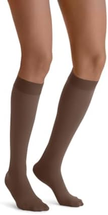 JOBST Opaque SoftFit 15-20 mmHg Closed Toe Knee High Compression Stocking, Espresso, X-Large