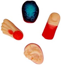 Frankford Halloween Gummy Candy Body Parts (55 Count)