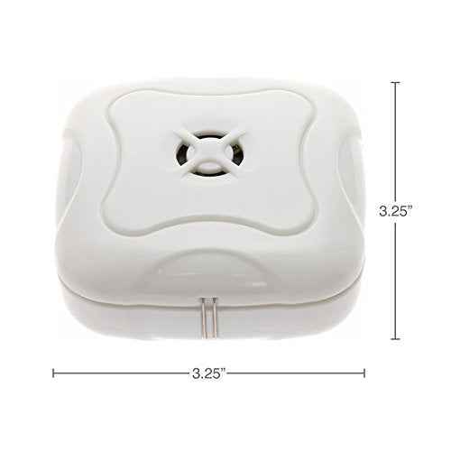 8 Pack Water Leak Detector - 95 dB Flood Detection Alarm Sensor for Bathrooms, Basements, Laundry Rooms, Garages, Attics and Kitchens by Mindful Design (White)