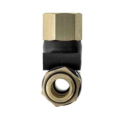 Master Airbrush 2-Way Air Hose Splitter Manifold - 1/8" BSP Fittings; 2 Male Air Outlets and 1 Female Air Inlet
