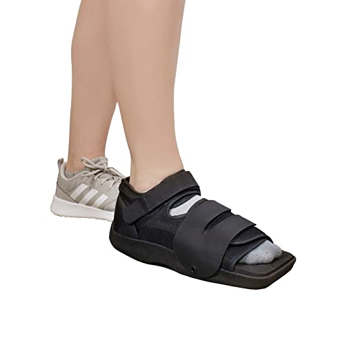 Deluxe Post Op Shoe - Adjustable Medical Support for Broken Toes, Foot Injuries, Fractures, Bunions and Surgical Recovery L3260 - Size L (Menâs US 10.5-12 / Womenâs US 11.5-13)