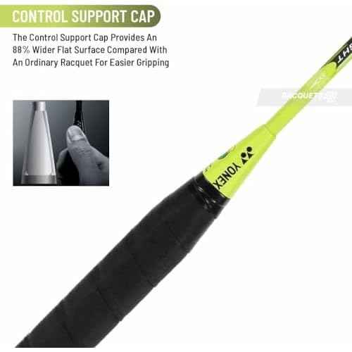 YONEX Muscle Power 55 Light Badminton Racket Grip Size 4U G5, Black Lime