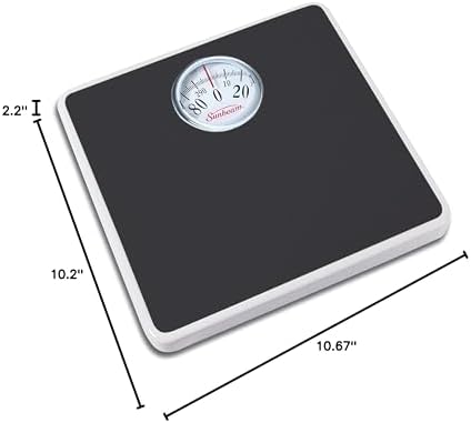 Sunbeam Easy Read Dial Scale, Black