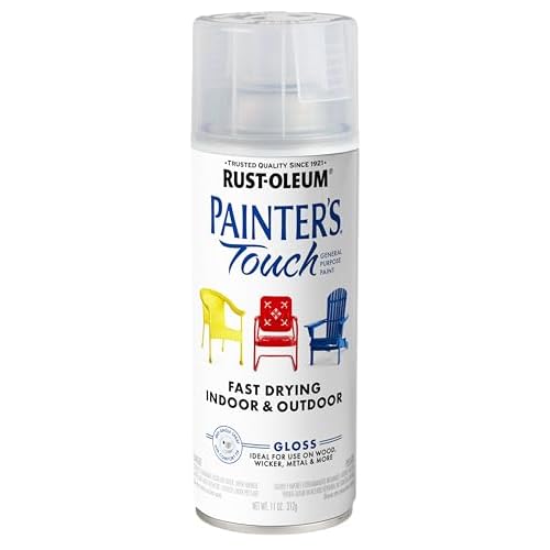 Rust-Oleum Painter's Touch General Purpose Spray Paint, 11 oz, Gloss Clear
