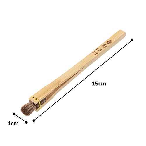 Endo Shoji BHK7501 Brush and Paint Brush, Commercial Use, Bamboo Pattern, Sushi Brush (Horse Hair), 0.4 inches (10 mm), Made in China