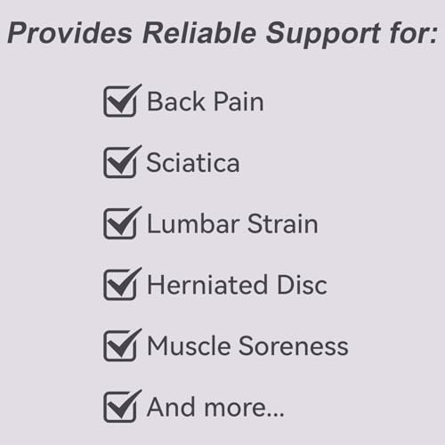Ultra Breathable Back Brace for Lower Back Pain Relief โ Lightweight Thin Soft Back Support Brace for Women & Men โ Dual Adjustable Lumbar Support Belt for Herniated Disc, Sciatica, Scoliosis