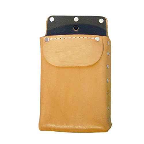 Bon by Heritage Leather 408X Single Pocket Box Shaped Fiber-Lined Tool Pouch with Flap