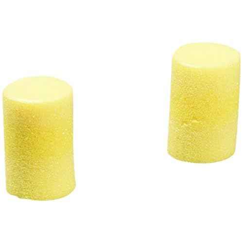 3M 3101103 Ear Classic Small Earplugs in Pillow Paks, PVC Foam, Yellow, 200 Pairs