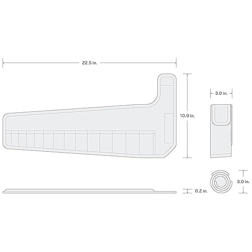 TEKTON 14-Tool Stubby Combination Wrench Pouch (6-19 mm) | OTP21206 | Made in USA