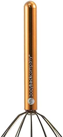 Body Back Scalp Massager, Head Scratcher, Manual Head Massager for Stress Relief, Relaxing Scalp Scratcher, Tingler for Gentle Hair Stimulation (Gold)