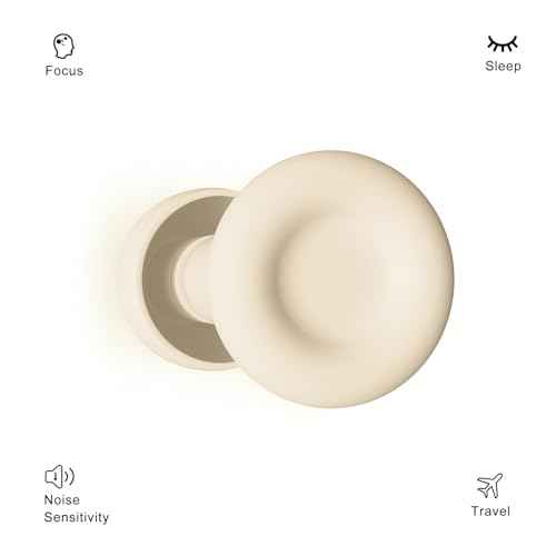 Ear Plugs for Sleeping Noise Reduction Reuseable, Concerts, Focus, Travel, Work, High Fidelity ? 7 Pairs Eartips ? Flexible Soft ? Touch ? NRR of 24 and 27 dB Noise Cancelling (Skin)