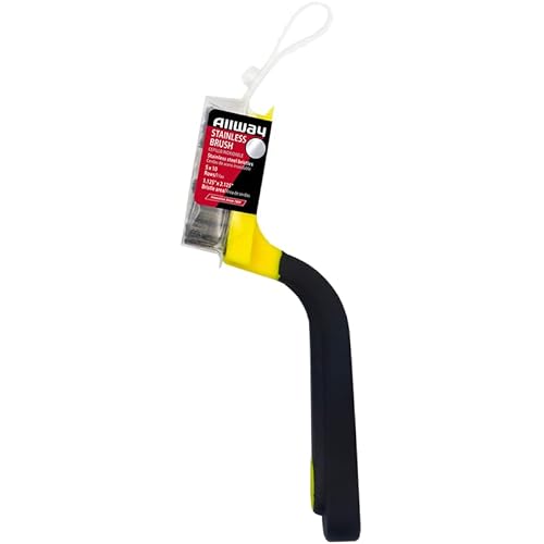 ALLWAY SB2 Soft-Grip Wide Stainless Steel Stripper Brush