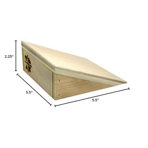 Teak Tuning Wide Kicker/Bank Fingerboard Ramp - 5.5" Long, 2.25" Tall