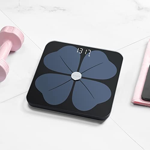 Vitafit Smart Body Fat Weight Scale for Body Composition Monitors, Weighing Professional Since 2001, Digital Wireless Bathroom Scale for BMI Fat Water Muscle with App,400lb, Black