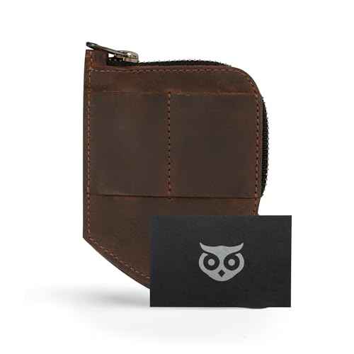Hide & Drink, EDC Pocket Wallet, Curved Cash Organizer, Slim Front Card Holder, Money Clip, Full Grain Leather, Handmade Travel Accessories