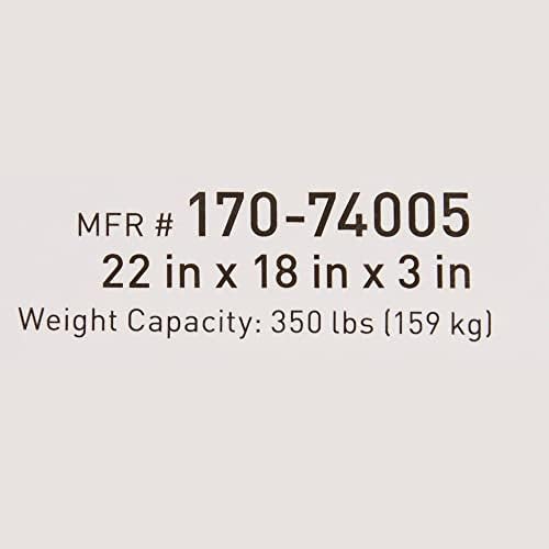 McKesson Seat Cushion for Wheelchairs and Office Chair, Foam/Gel, 22 in x 18 in x 3 in, 1 Count