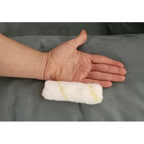 Edward Tools 4¡± Paint Roller Covers Refills Pack of 10 - Polyester and Acrylic for Smooth and Semi Smooth Surfaces - Paint Roller Cover Replacements with 1/2¡± Naps - for All Paints and Stains