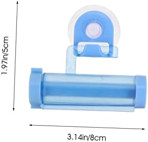 NOLITOY 5pcs Toothpaste Dispenser Squeezer Compact Toothpaste Extruder Hook Efficient Tube Roller for Creams and Reduces Waste Bathroom Use Random Color