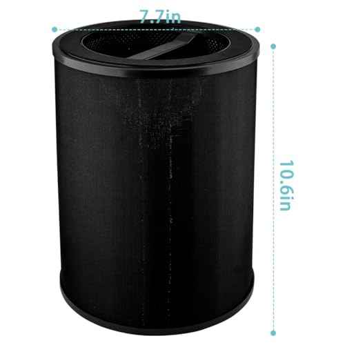 Replacement Filter Compatible with WYZE Smart Air Purifier, Premium Filter with Activated Carbon, 2 Count