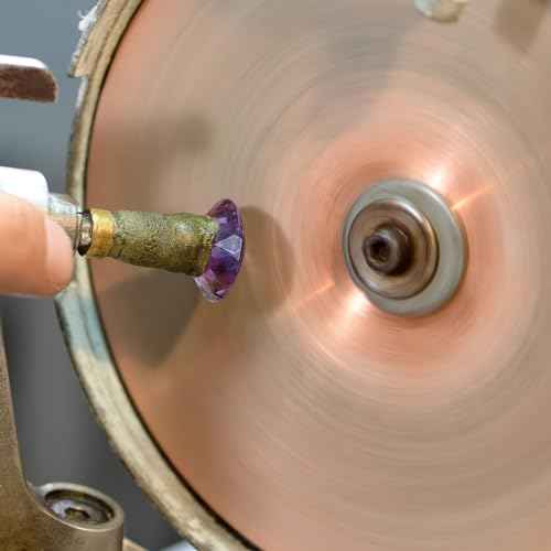 HARFINGTON Diamond Flat Lap Disc Set 6" x 1/2" Arbor 120/240/600/1000/1200/1500/2000/2500/3000 Grit Abrasive Wheel Lapping for Grinding Sanding Ceramics, Glass, Stones