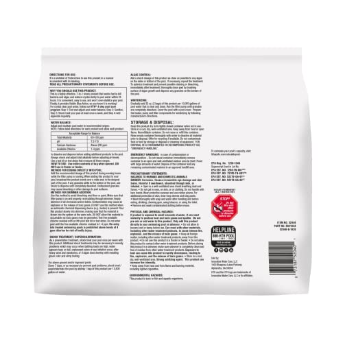 HTH 52040B Swimming Pool Care Shock Ultra, Swimming Pool Chemical, Cal Hypo Formula, 1lb (6 Pack)