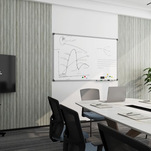 LaCheery Herringbone Wood Slat Wall Panels for Bedroom Walls Peel and Stick Fluted Wooden Wall Panels Grey Wood Slat Panel Roll Waterproof Bathroom Interior Decor 3D Self Adhesive Foam PVC 11.8"x79"