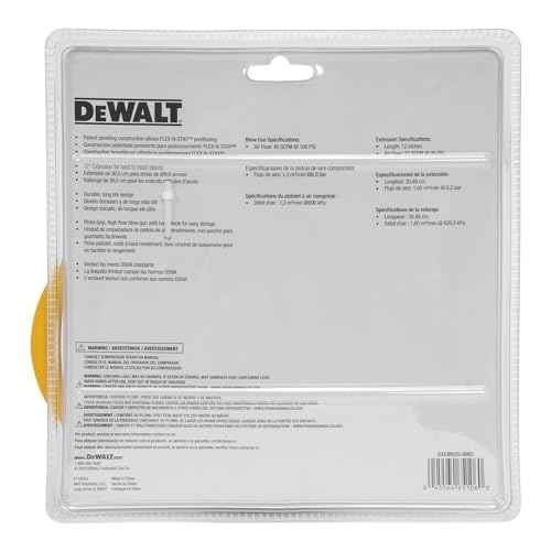 DEWALT (DXCM035-0062) Flex N Stay Blow Gun with 12 inch extension